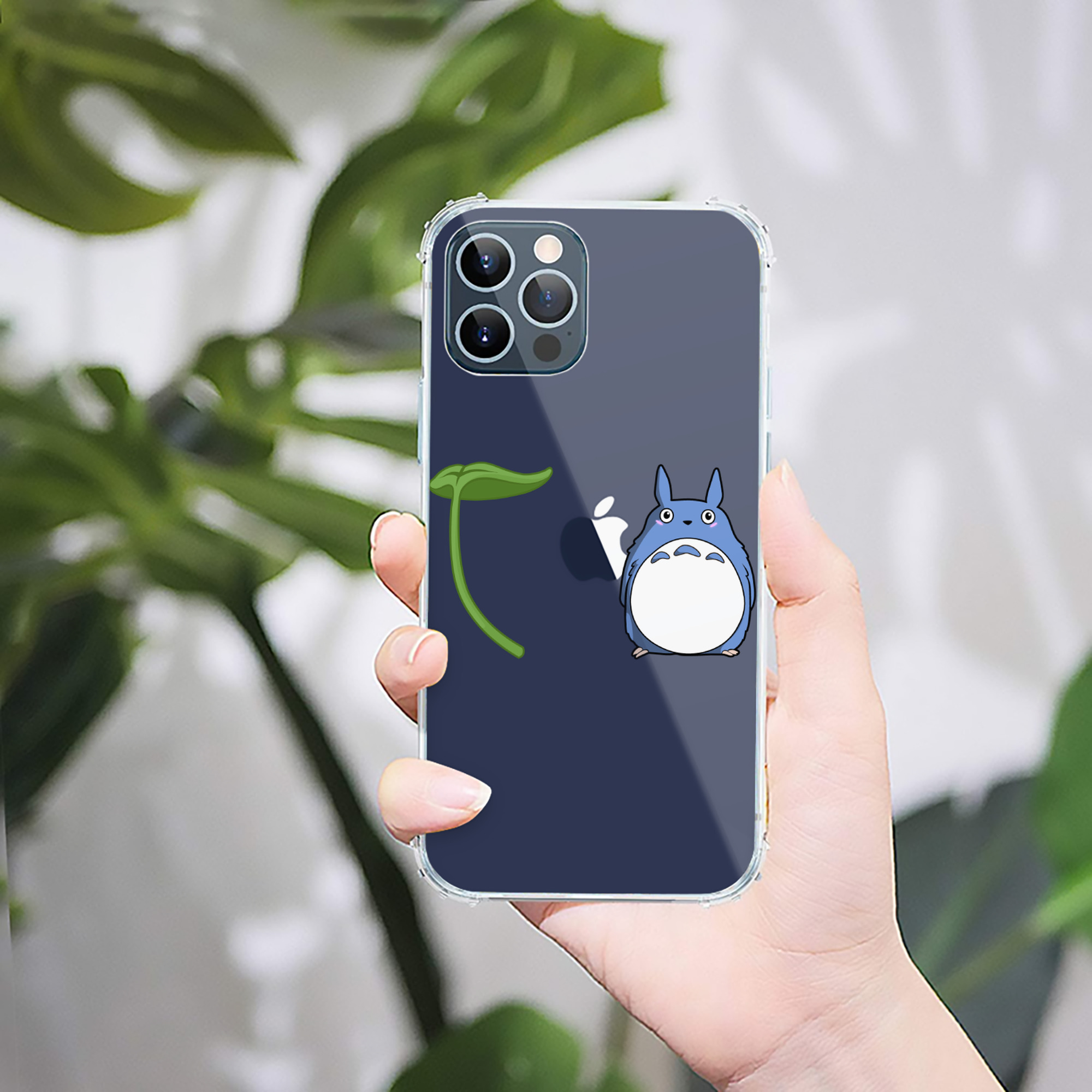 （画像用） となりのトトロ 草壁メイ 草壁サツキ My Neighbor Totoro Satsuki Kusakabe Mei Kusakabe 【iPhone 12シリーズ対応】透明スマホケース（クリアソフトケース）